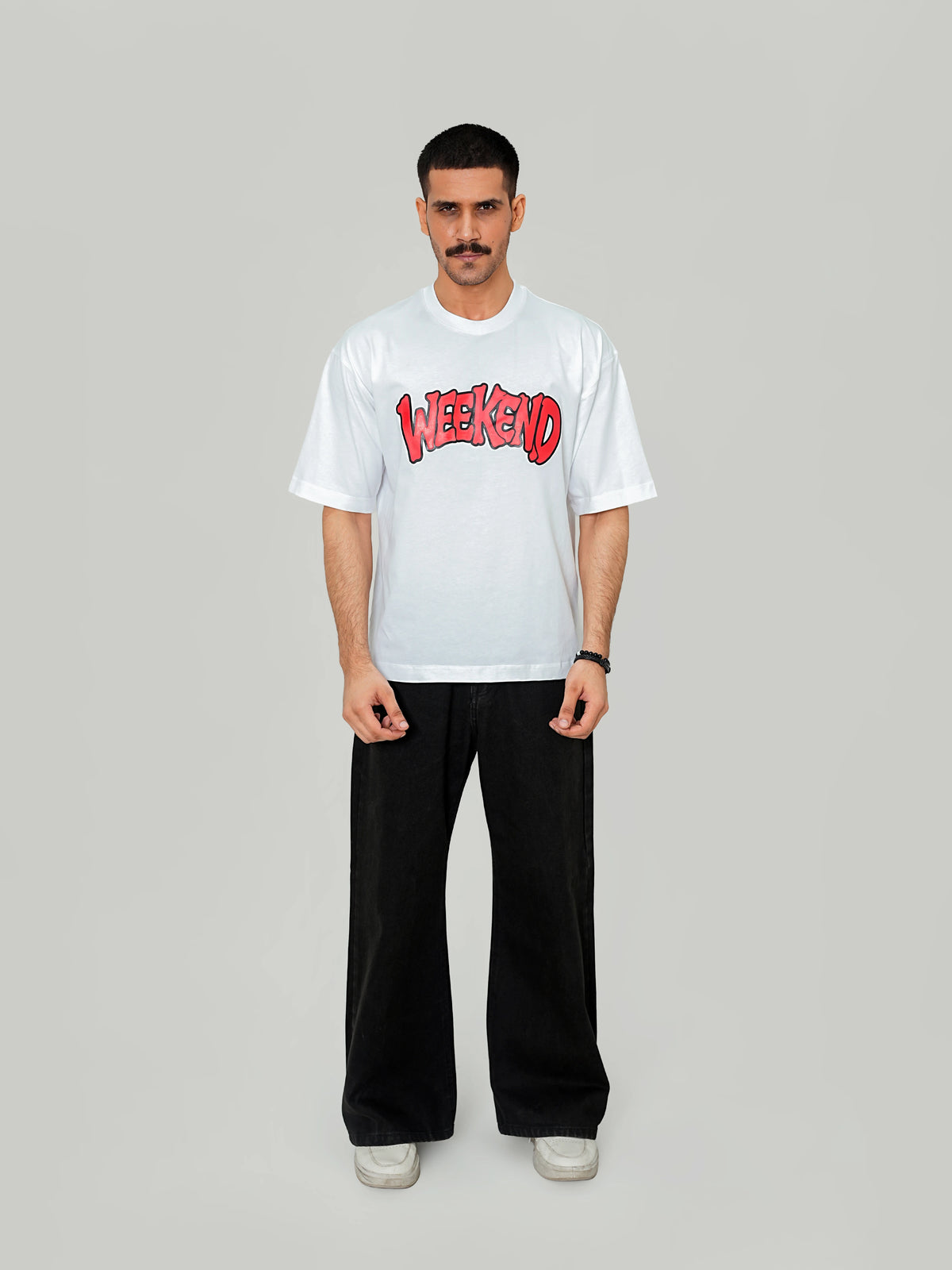 Weekend Relaxed Tee – White