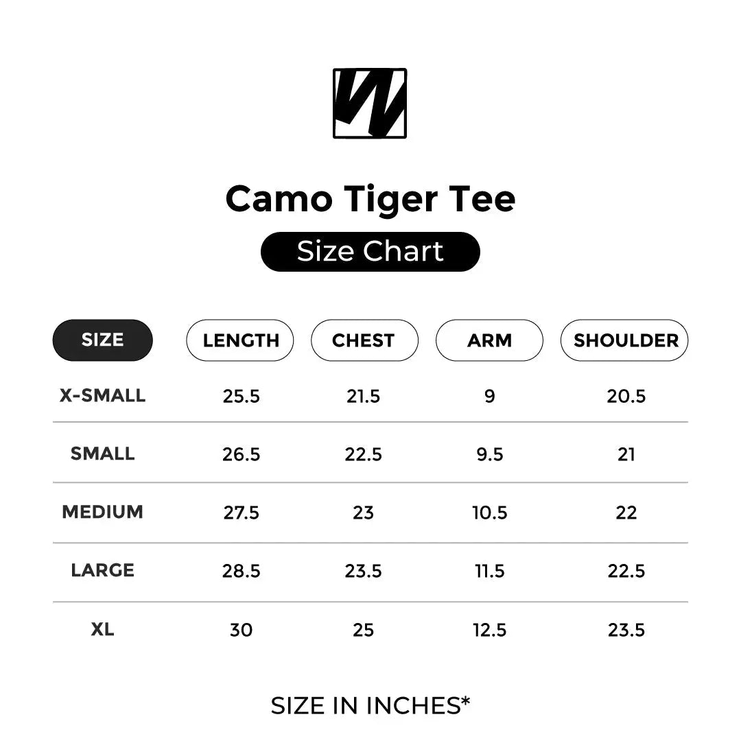 Navy "Camo Tiger" Tee – Boxy Fit - WEEKEND - I Dress Like I Dream It
