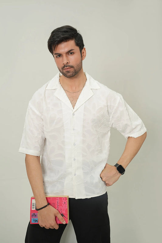 Sartorial Textured Cuban Shirt - WEEKEND - I Dress Like I Dream It