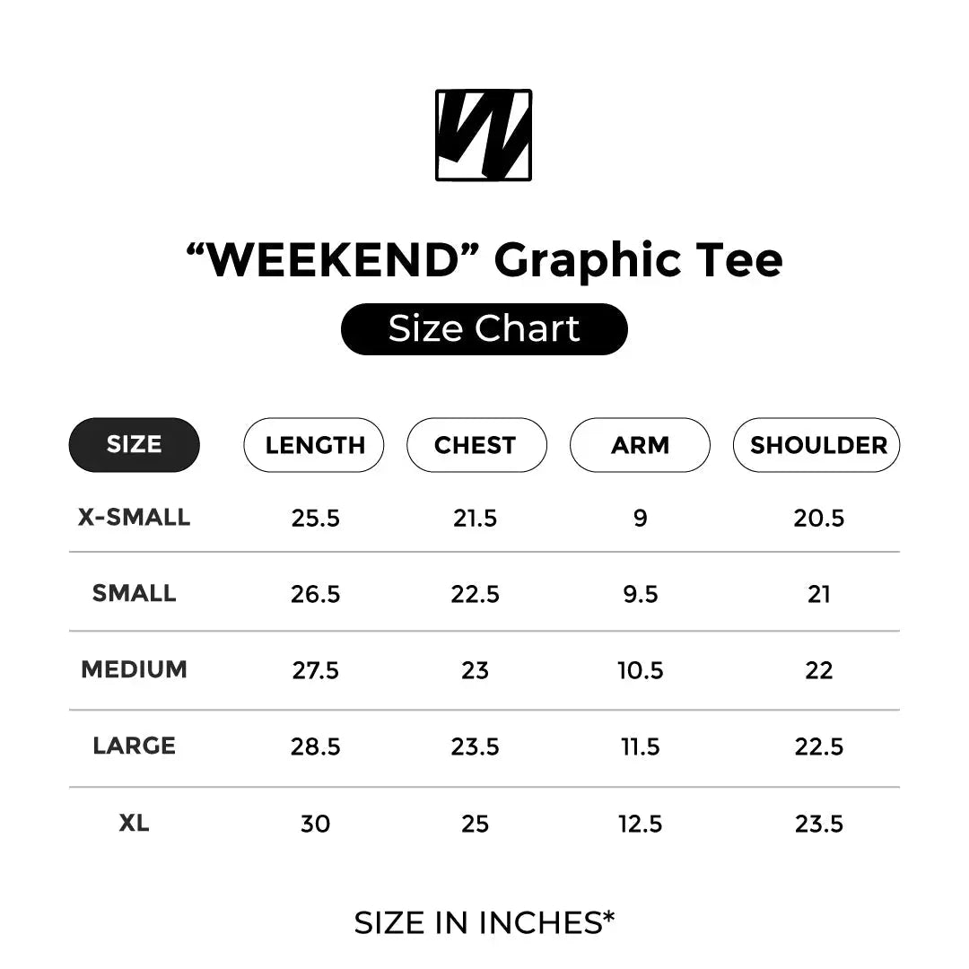 "Weekend" Graphic Tee – Boxy Fit - WEEKEND - I Dress Like I Dream It