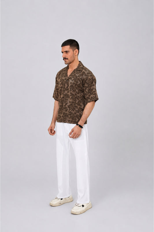 Earthy Cubist Resort Set – Premium 2-Piece Complete Look