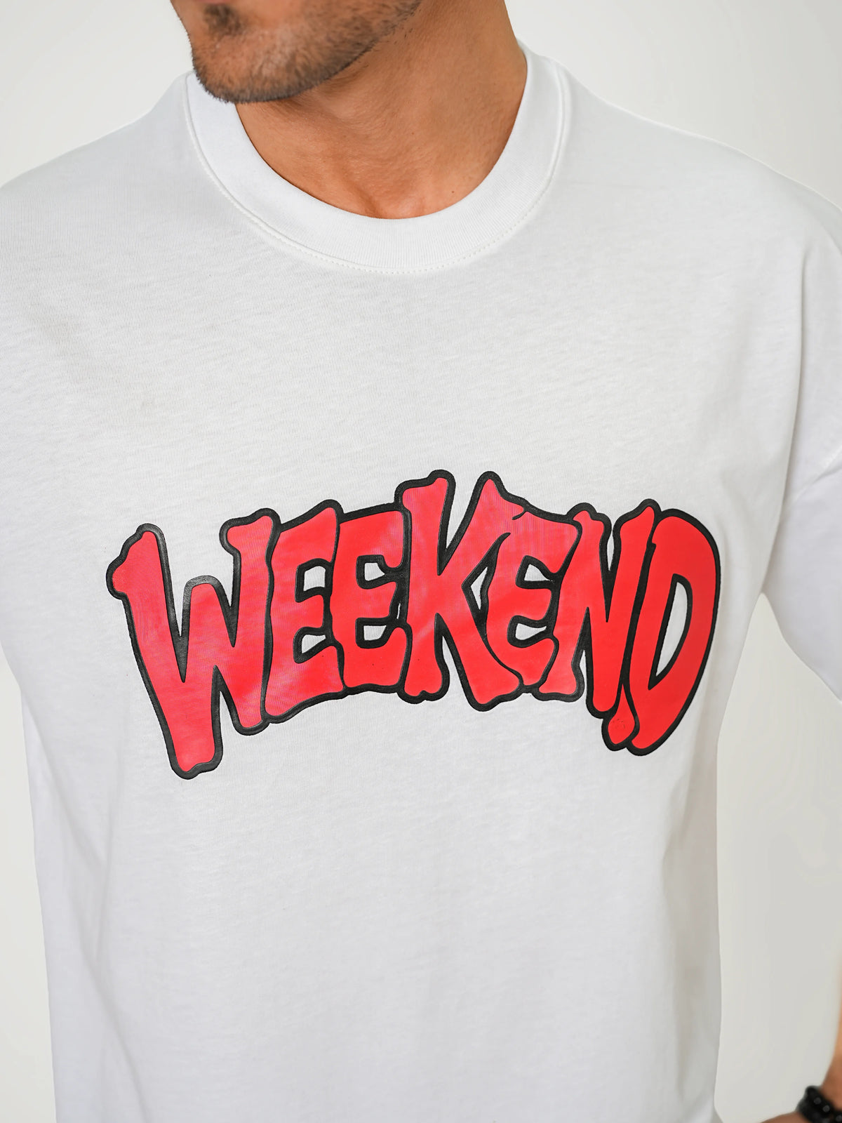 Weekend Relaxed Tee – White