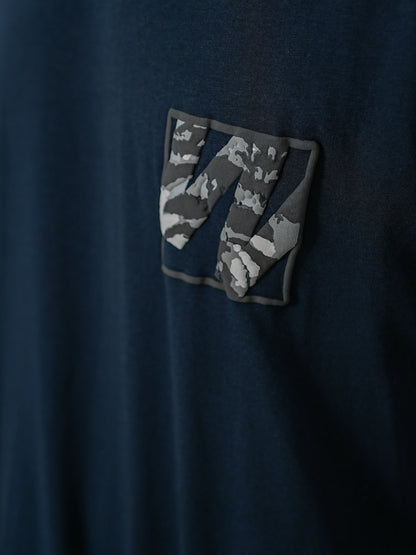 Camo W Tee - Navy