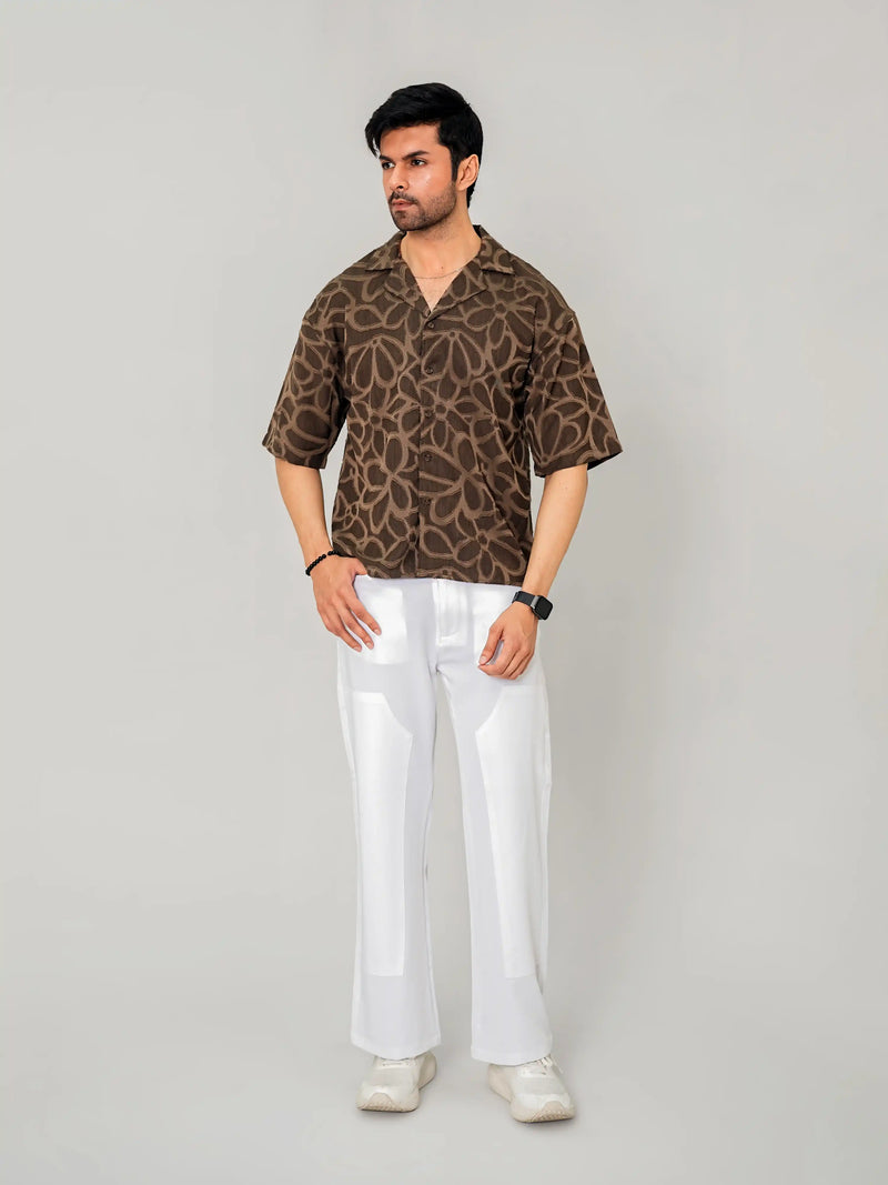 Mocha Bloom Co-ord Set
