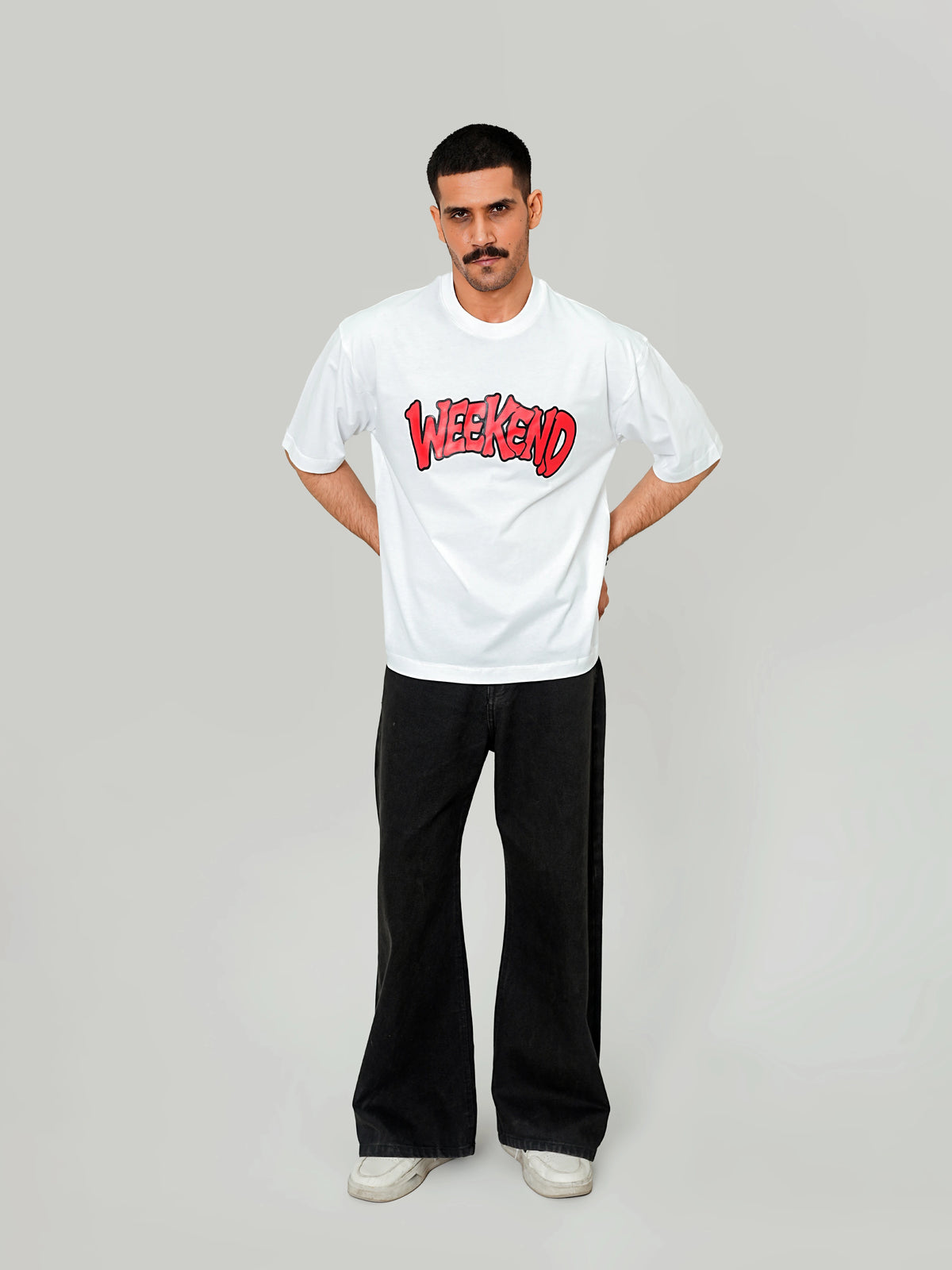 Weekend Relaxed Tee – White