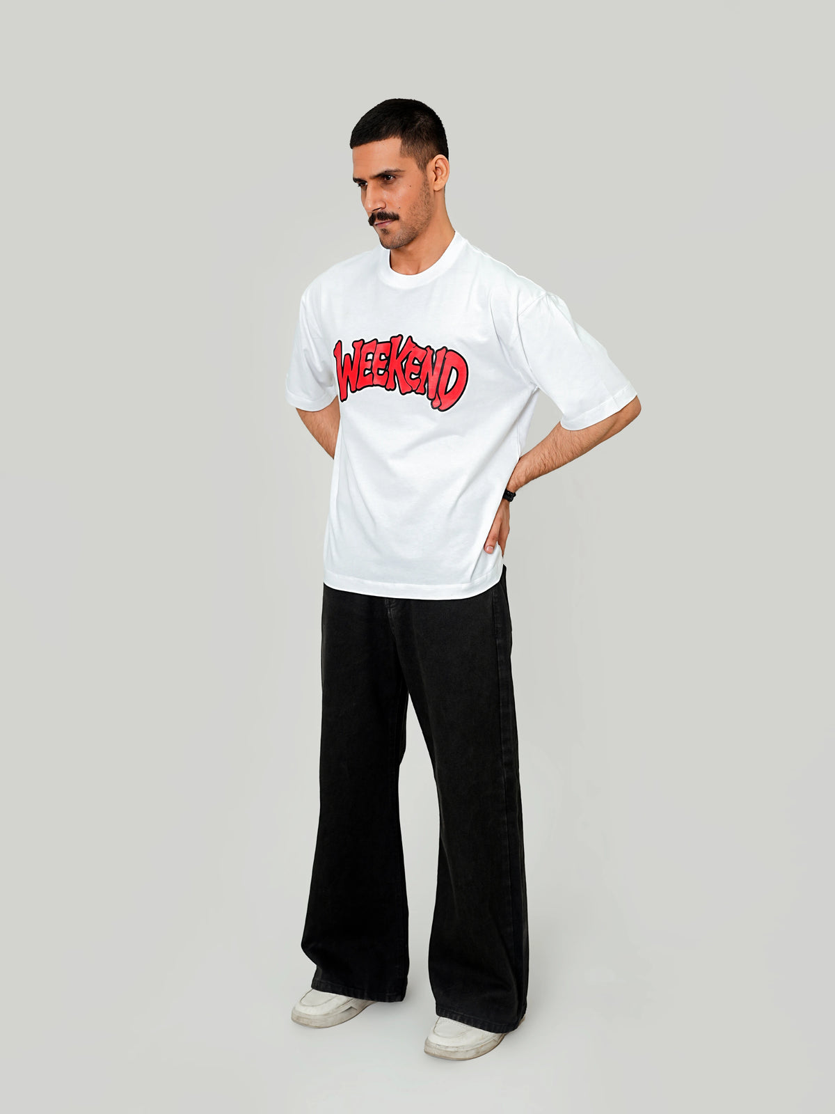 Weekend Relaxed Tee – White