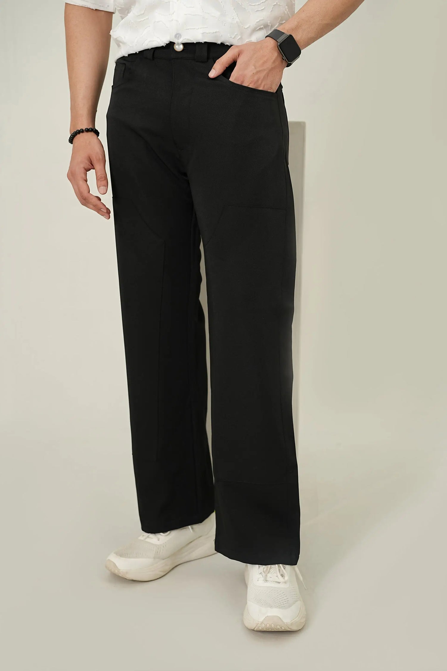 Black Stitch Detail Pant - WEEKEND - I Dress Like I Dream It