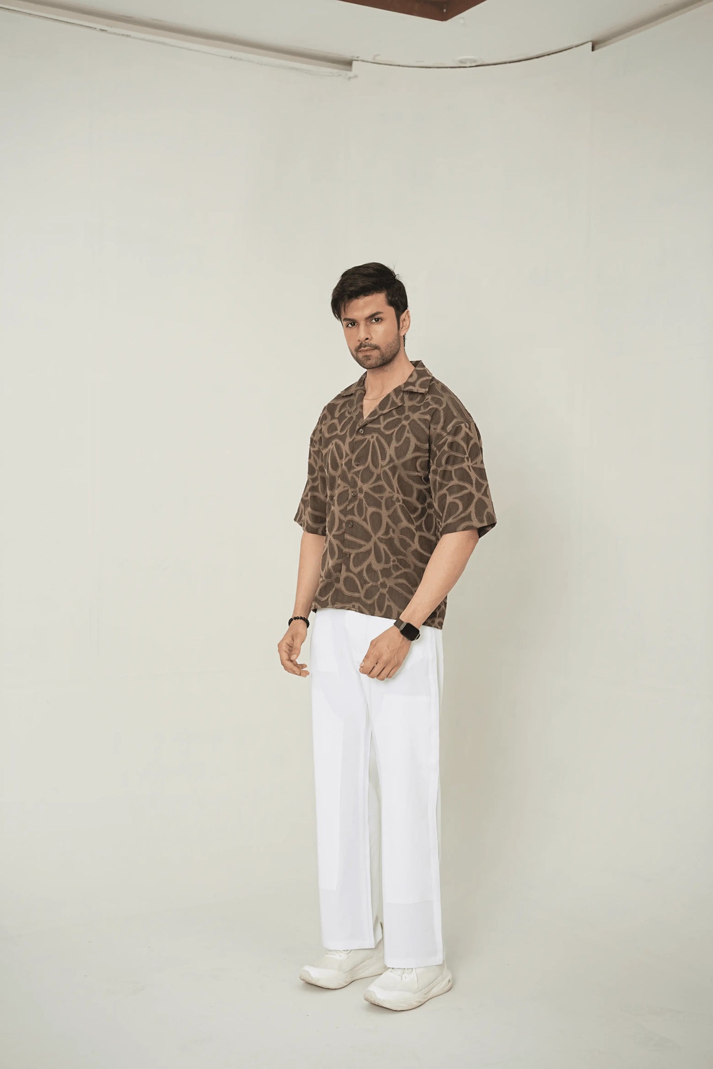 Earthy Cubist Cuban Resort Set – 2-Piece Co-ord - WEEKEND - I Dress Like I Dream It