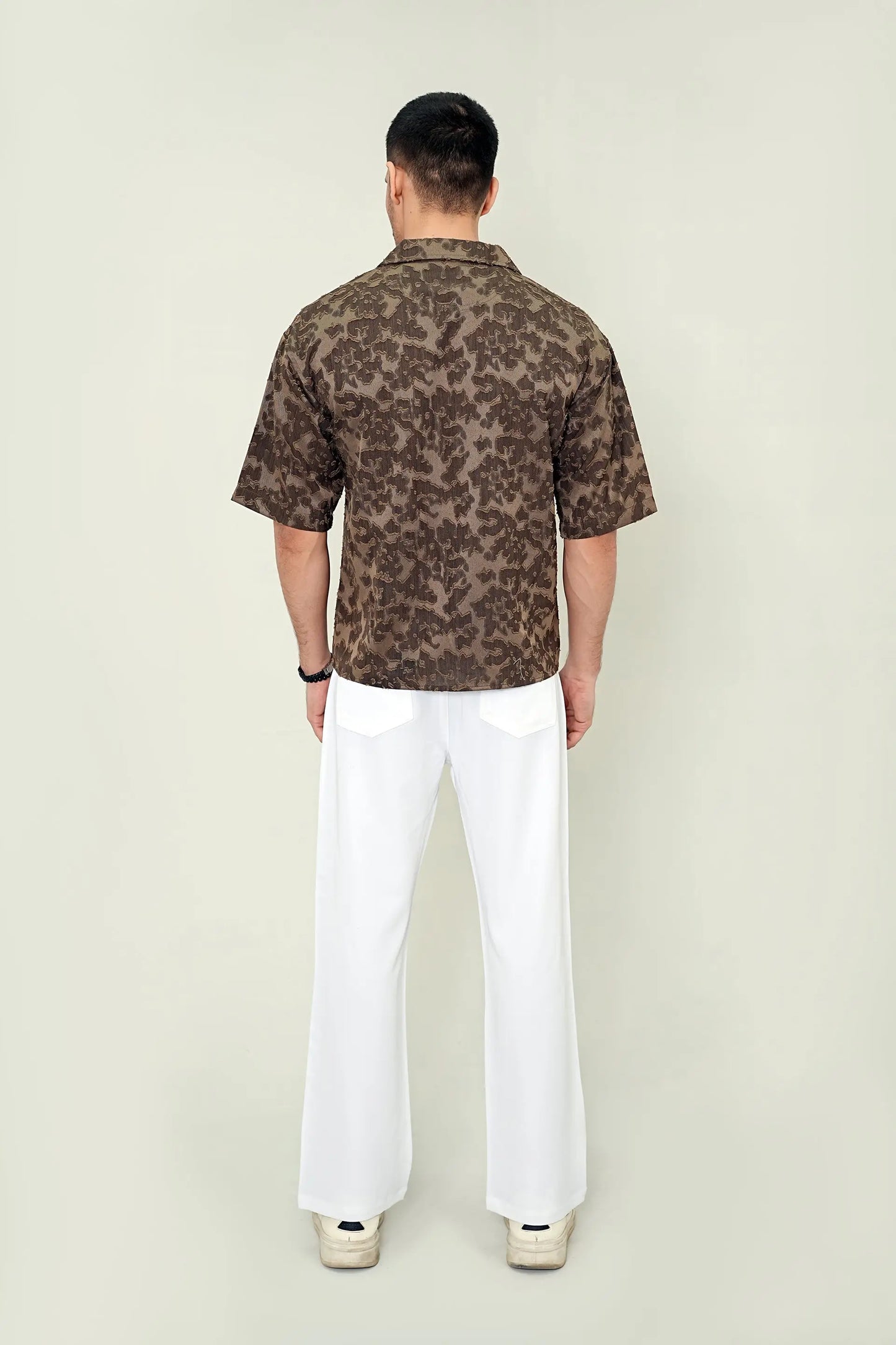 Earthy Cubist Resort Set – Premium 2-Piece Complete Look - WEEKEND - I Dress Like I Dream It