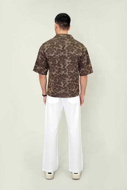 Earthy Cubist Resort Set – Premium 2-Piece Complete Look - WEEKEND - I Dress Like I Dream It