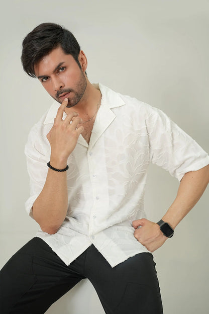 Sartorial Textured Cuban Shirt - WEEKEND - I Dress Like I Dream It