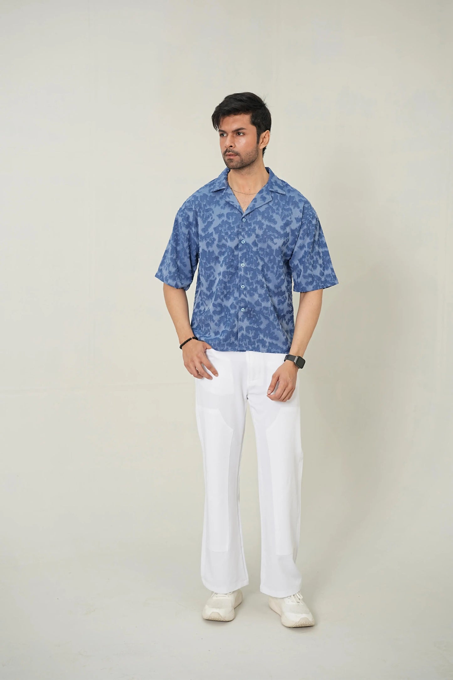 Slate Indigo Resort Set – Premium 2-Piece Co-ord Look - WEEKEND - I Dress Like I Dream It