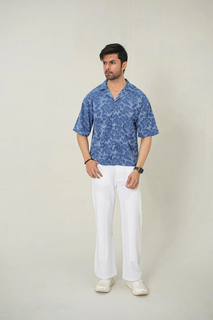 Slate Indigo Resort Set – Premium 2-Piece Co-ord Look - WEEKEND - I Dress Like I Dream It
