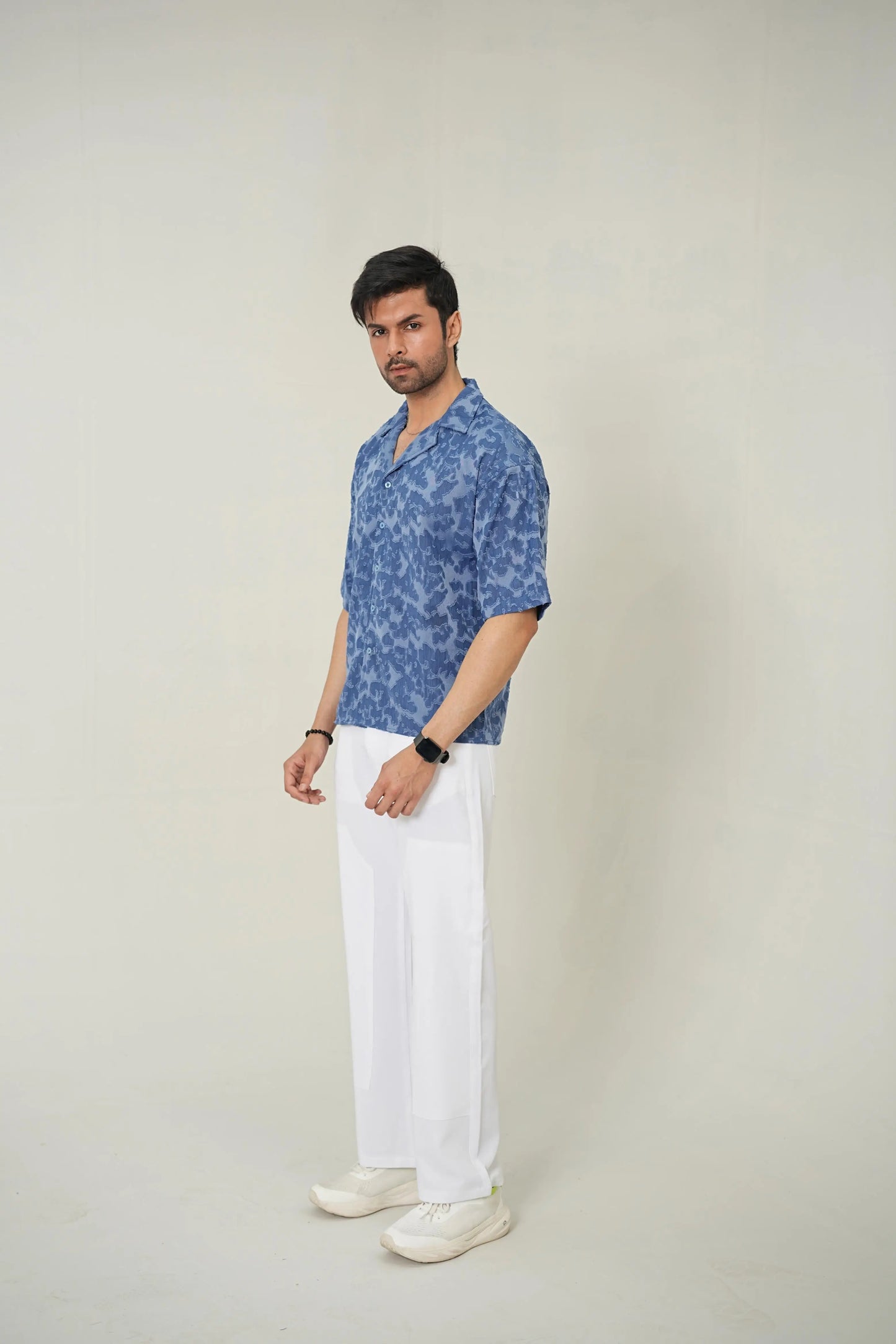 Slate Indigo Resort Set – Premium 2-Piece Co-ord Look - WEEKEND - I Dress Like I Dream It
