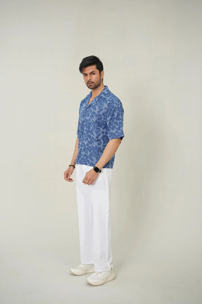 Slate Indigo Resort Set – Premium 2-Piece Co-ord Look - WEEKEND - I Dress Like I Dream It