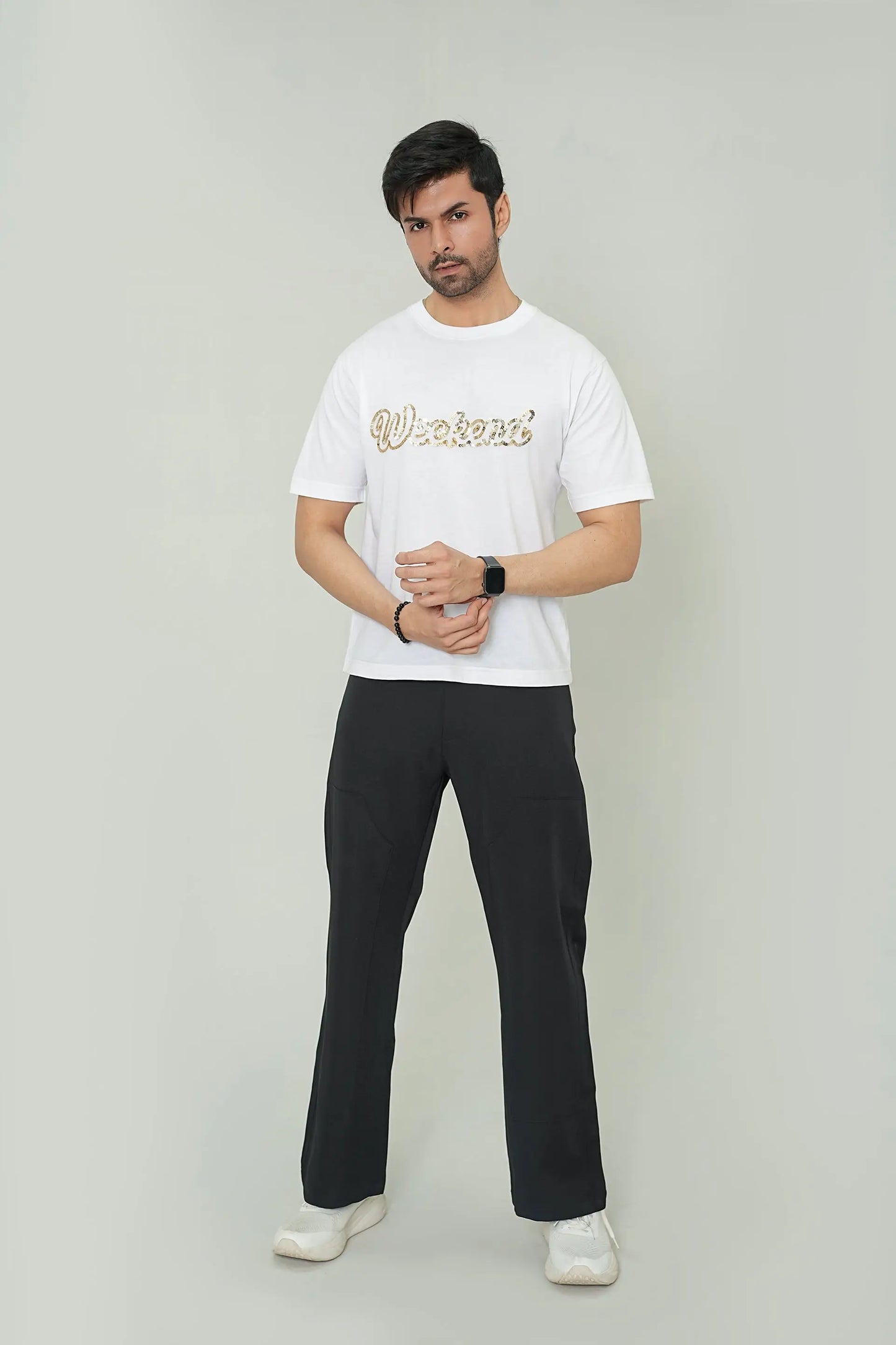 "Weekend" Sequin Tee Relaxed Fit - WEEKEND - I Dress Like I Dream It