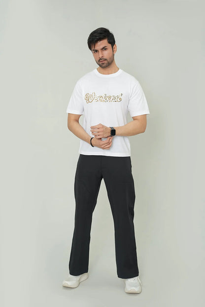 "Weekend" Sequin Tee Relaxed Fit - WEEKEND - I Dress Like I Dream It