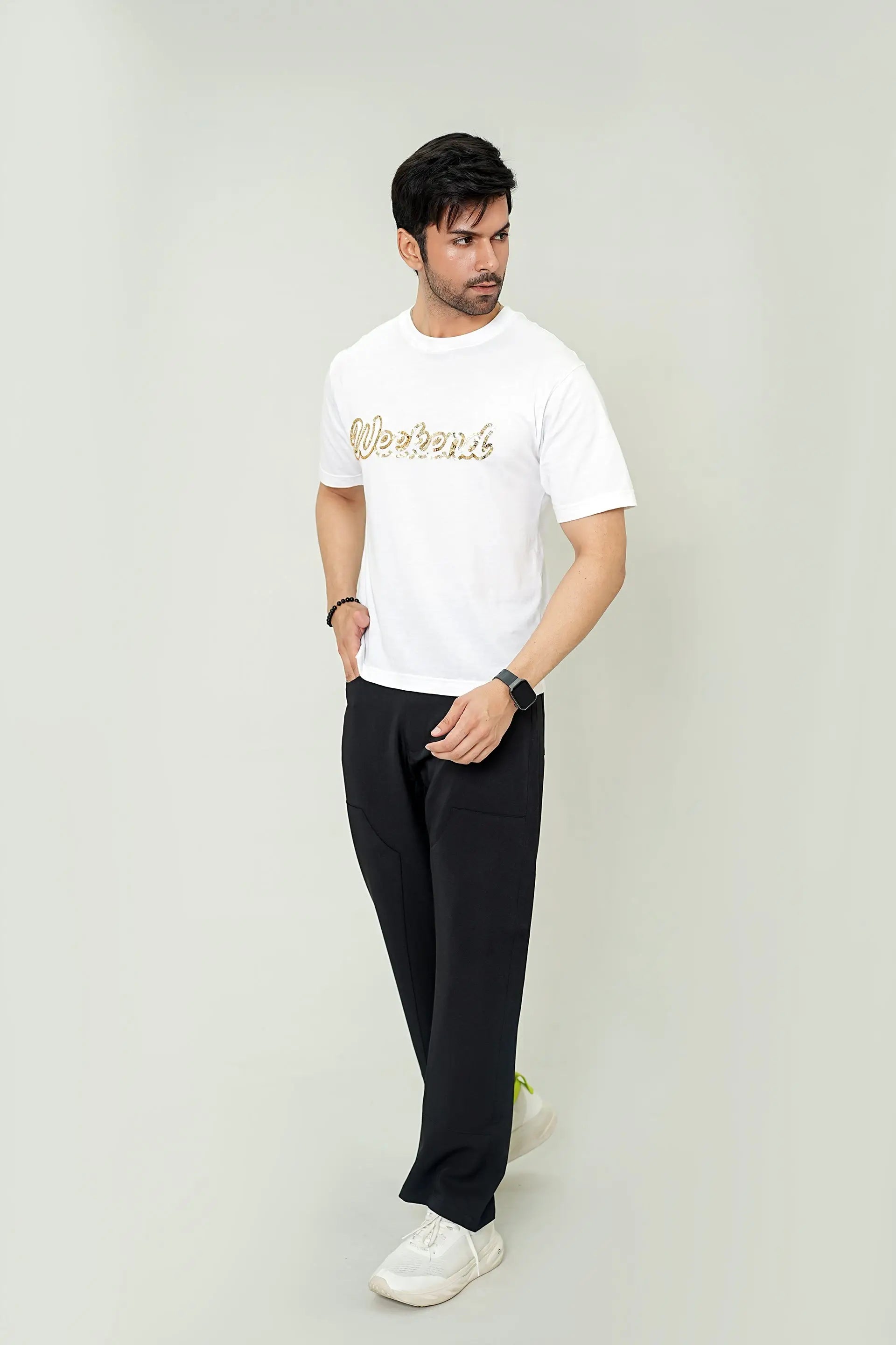 "Weekend" Sequin Tee Relaxed Fit - WEEKEND - I Dress Like I Dream It